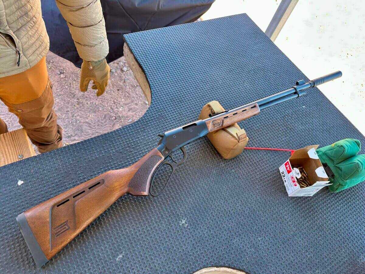 Savage Revel DLX takedown lever action rimfire rifle