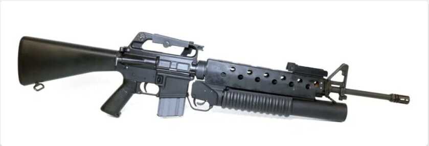 M203 grenade launcher used by Rangers at Omar Torrijos Airport
