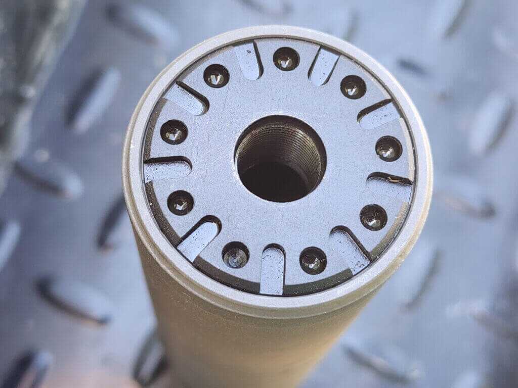 SilencerCo Scythe Ti direct thread base, fast mount option for .30 caliber rifle suppressor