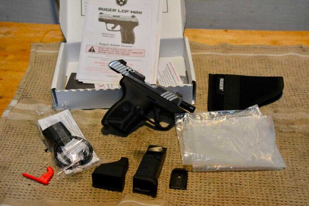 Ruger LCP MAX .380 pocket pistol with holster and magazine