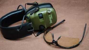 Getting Started in the IDPA Active electronic earmuffs are highly recommended, as is good quality eye protection. These eye protectors have transition lenses that darken automatically in bright daylight.