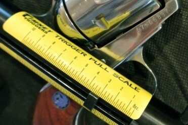 The final trigger pull on both of these is close to three pounds.