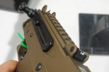 It has functional sights, too, though this isn't a target pistol.