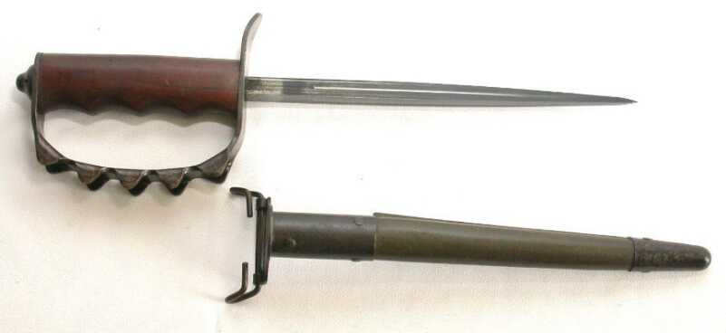 Kill-a-Bear with a Ka-Bar Knife? The 1917 Trench Knife--just a stabbing tool.