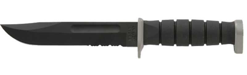 Kill-a-Bear with a Ka-Bar Knife? Or the modern twist with a D2 blade.