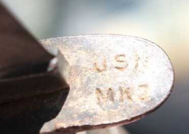Kill-a-Bear with a Ka-Bar Knife? This one is marked USN MK2.