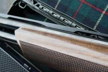Benelli 828U--The Future of the Over-Under Shotgun Note the carbon fiber rib to shave a little weight.
