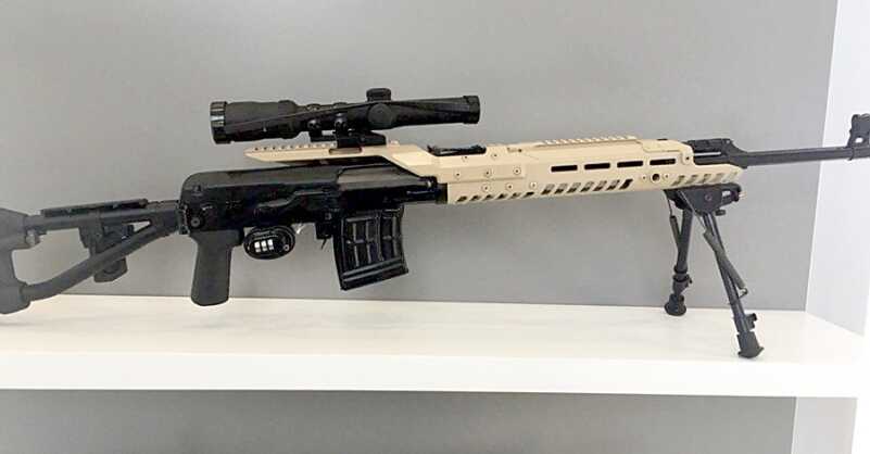 Kalashnikov Concern Showcasing New 2016 Lineup: Sniper Rifles, MA, AK-12! svd-dragunov-rail