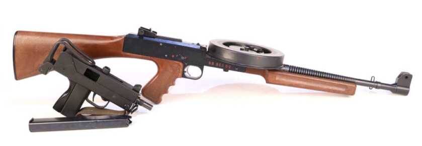 Two Criminals and The American 180 Submachine Gun: 1,200 RPM Rimfire Ripper Two Criminals and The American 180 Submachine Gun: 1,200 RPM Rimfire Ripper