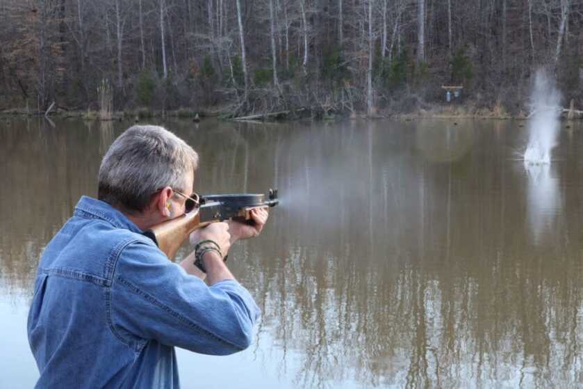 Two Criminals and The American 180 Submachine Gun: 1,200 RPM Rimfire Ripper Two Criminals and The American 180 Submachine Gun: 1,200 RPM Rimfire Ripper