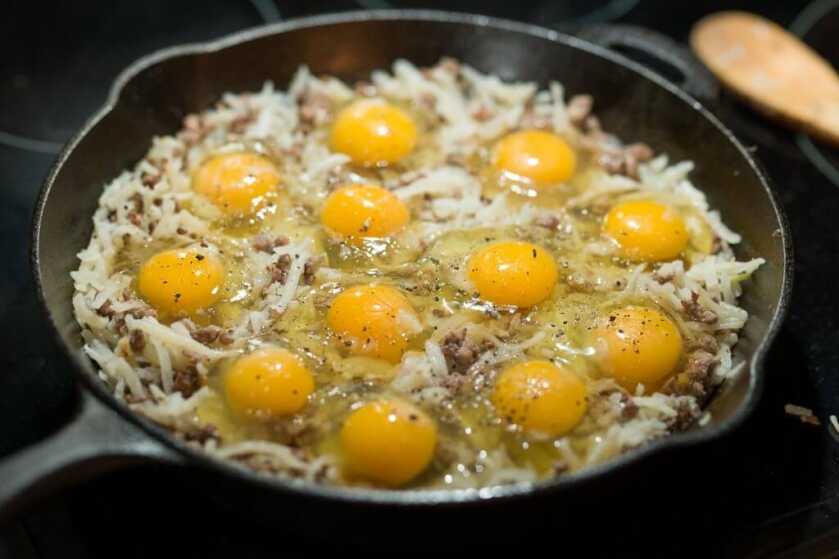 Simple Gourmet: Wild Turkey Sausage Dutch Oven Breakfast