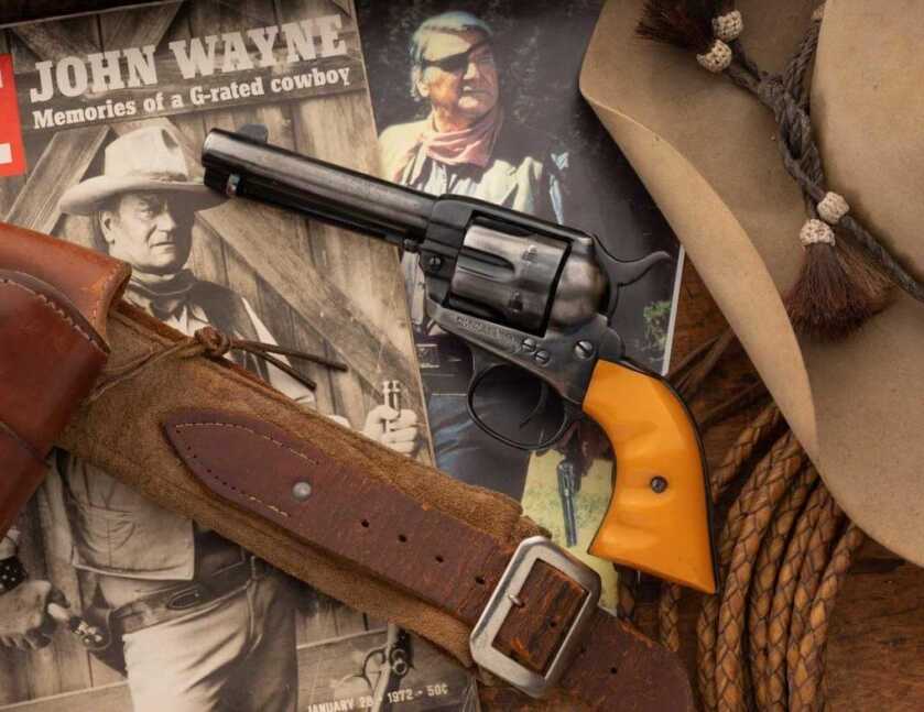John Wayne's 'True Grit' Colt SAA Revolver Comes to Auction This Week! John Wayne's 'True Grit' Colt SAA Revolver Comes to Auction This Week!