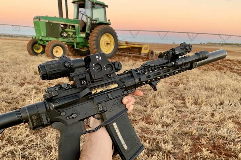 Midwest Industries 10.5” Combat Rail installed on the author's primary AR after years of use