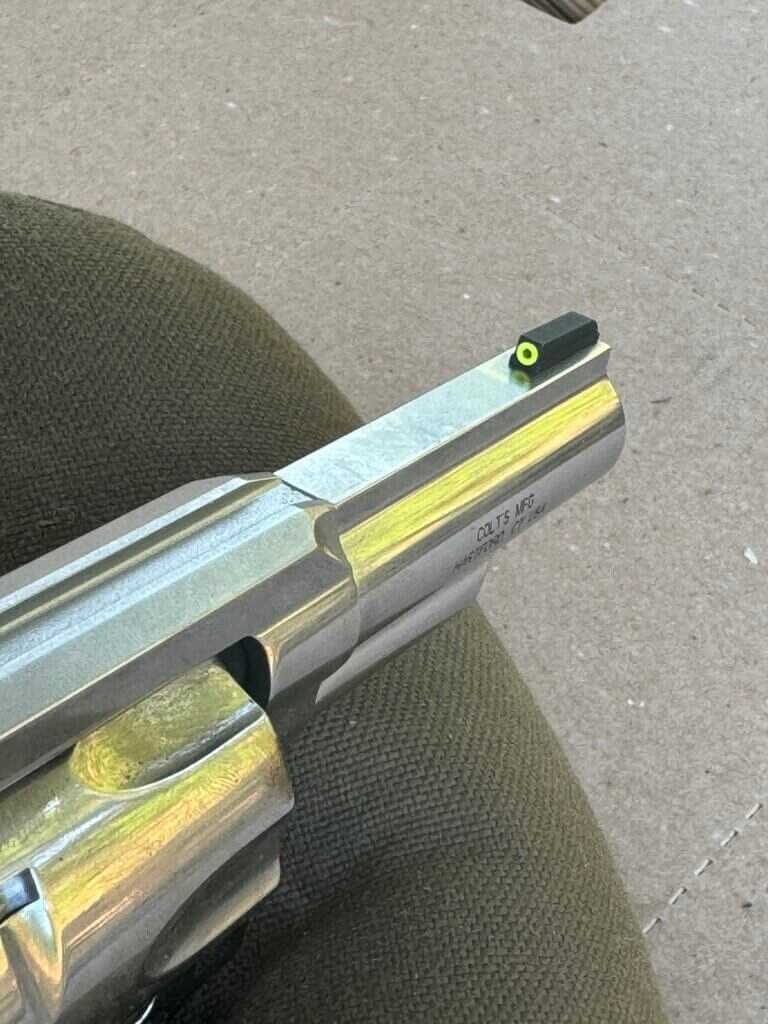 Harrison front sight on Colt Viper