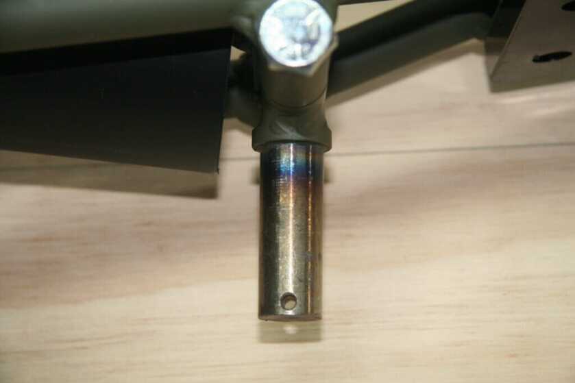 PPF Wood Duck motor mount and pivot shaft allowing 360 degree rotation
