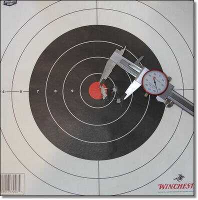 100 Yard groups came in under 1.5 inches consistently with Hornady Superformance in the 165grain GMX bullet.&nbsp;This one is 1.33 inches.