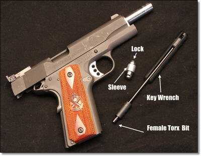 Omega Internal Gun Locks - Superior to Cable Locks