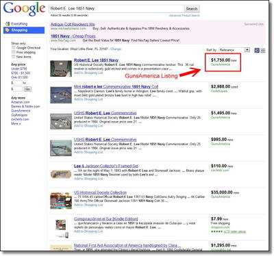 Google Bans Guns in Shopping - Good News for Stocking Gun Dealers