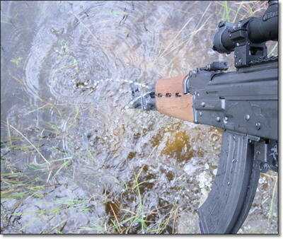 Underwater AK-47 - The Zastava PAP from Century Arms Underwater AK-47 - The Zastava PAP from Century Arms