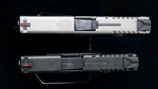 First Look: Springfield Armory XDS-9 4.0 More of a Good Thing – New Gun Review – 2014 SHOT Show A bird's eye view of the 3.3 and 4.0 side by side.