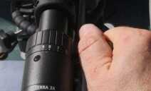 If the scope is dialed all the way in, your thumb will hit the power ring control when you open the bolt. A minor annoyance, but an annoyance nonetheless. 