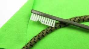 OTIS Technology RIPCORD – New Product Review A soft nylon brush and square of cotton cloth are all you need to keep your RIPCORD clean.