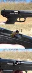 350 rounds were put through the P-120 during the review. We experienced 4 failures to eject using both range and premium defense ammunition.