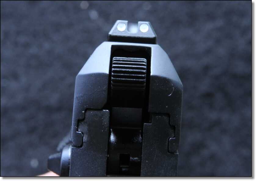 SAR ST10 no snag three dot sights