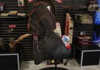 Mojo Outdoors Motorized Turkey Decoy - Shake'n Jake - SHOT Show 2013
