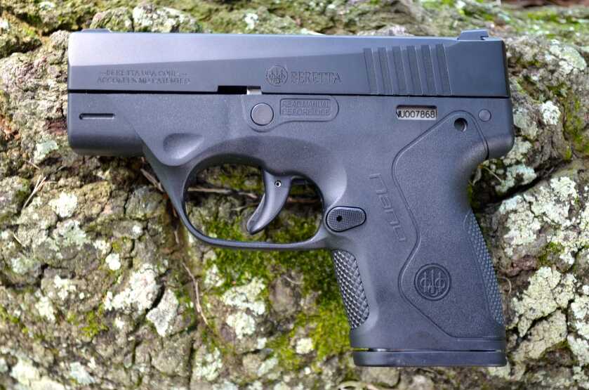 Beretta Nano micro 9mm pistol for deep concealment
