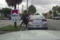 What caused these two Miami cops to throw down?