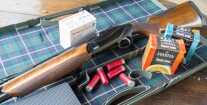 The new Benelli 828U over and under shotgun.