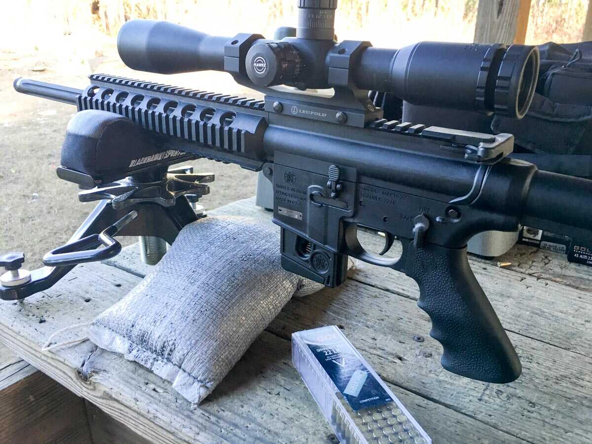 Smith and Wesson M&P15-22 Performance Center best AR-style .22 trainer 2026