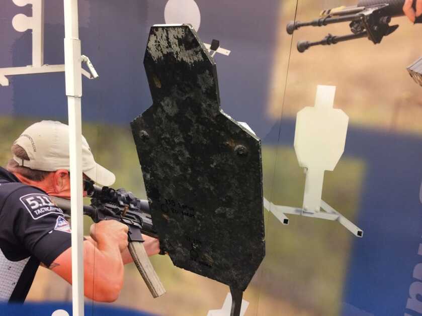 MGM Hexalloy AR500 hexagon steel target