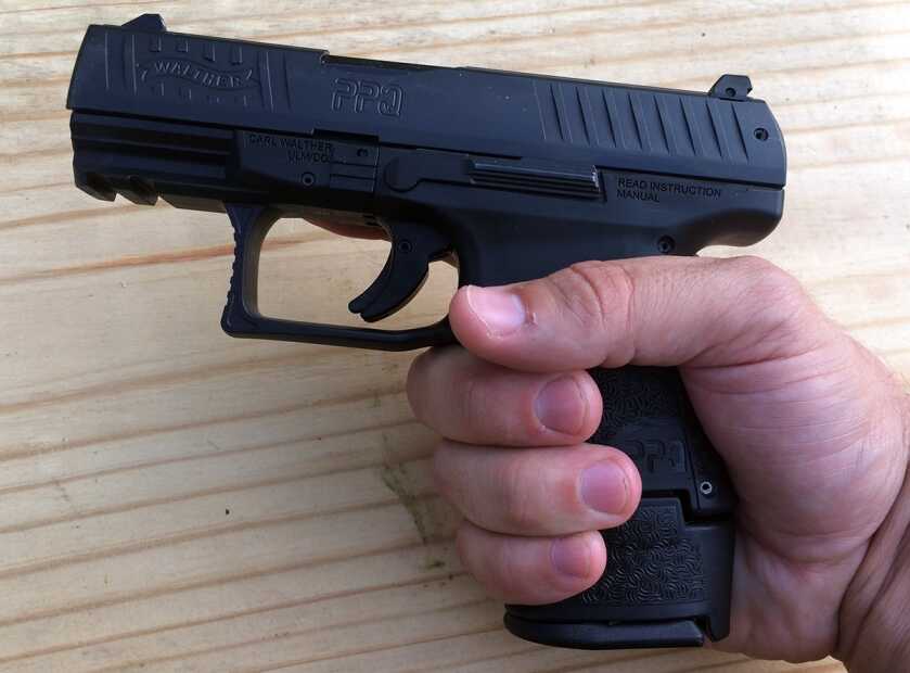 Walther PPQ Subcompact 9mm carry pistol in hand, best used double stack Walther for carry 2026