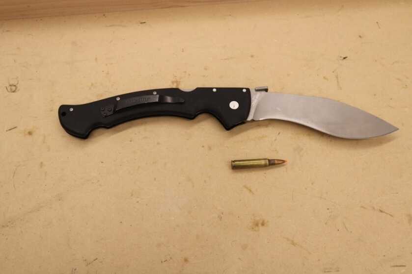 Cold Steel Rajah II large folding knife for camp and field 2026