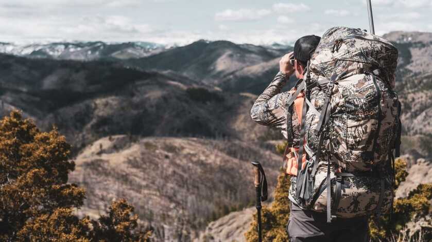 Sitka Mountain Hauler 6200 hunting backpack on a spring bear hunt