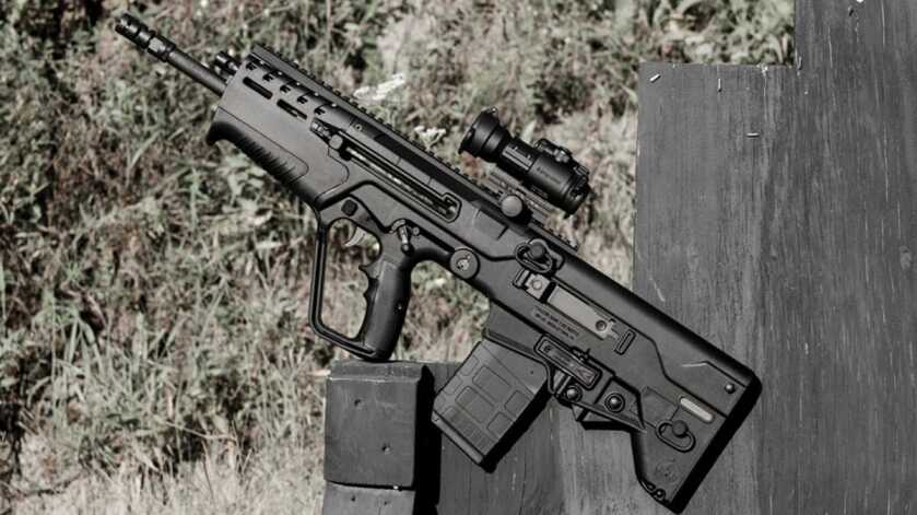 IWI Tavor 7 .308 bullpup rifle with optic, best IWI .308 bullpup