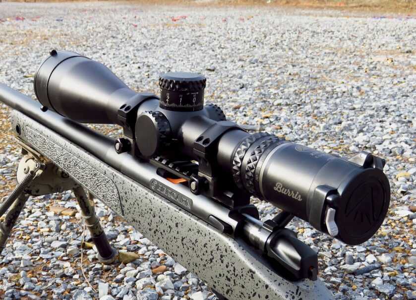 Burris XTR III 5.5-30x56 long range riflescope on a precision rifle, best Burris scope for precision rifle
