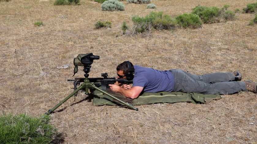 Primary Arms SLx MD-25 red dot set up for tracking test