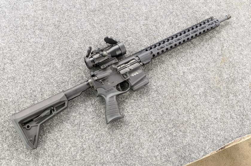 AR-15 rifle with JARD AR set trigger installed, best AR-15 trigger for precision shooting 2026