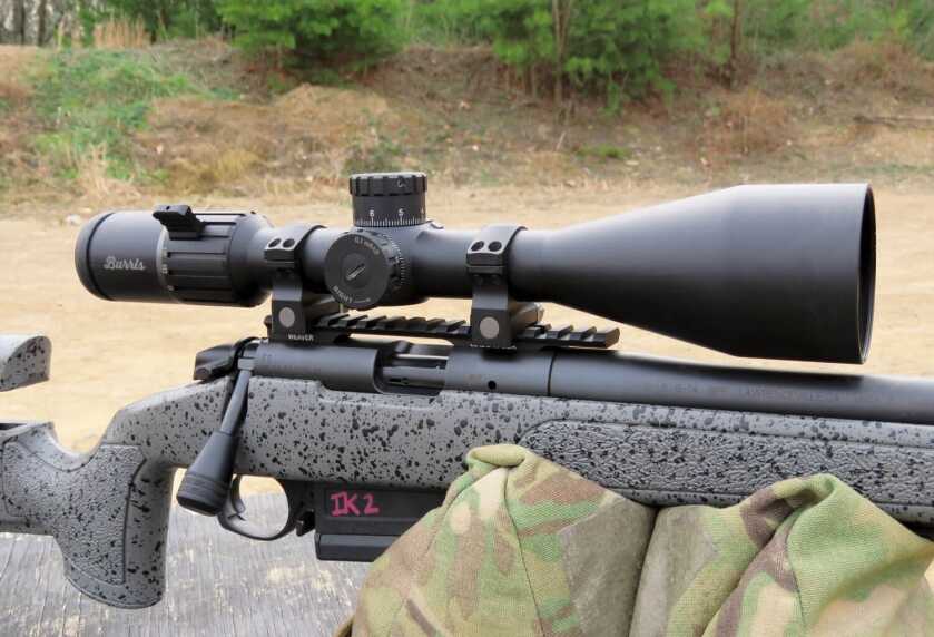 Burris RT25 5-25x long range scope on a Bergara rifle, best budget Burris long range scope