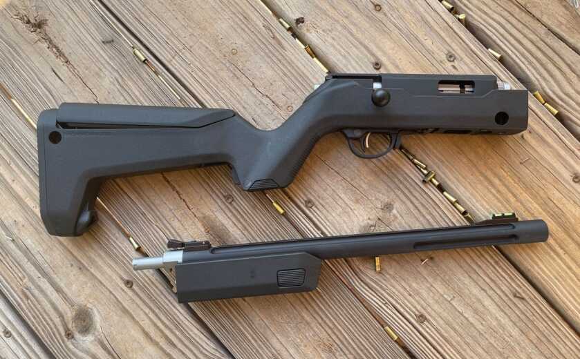 Tactical Solutions Owyhee bolt action .22 LR takedown survival rifle with Backpacker stock