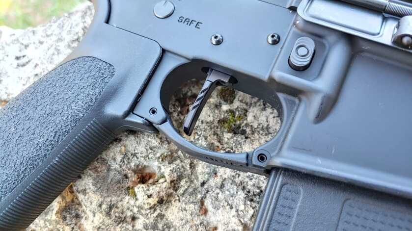 RMT Nomad pivoting drop-in AR-15 trigger, best AR-15 trigger for ergonomics 2026