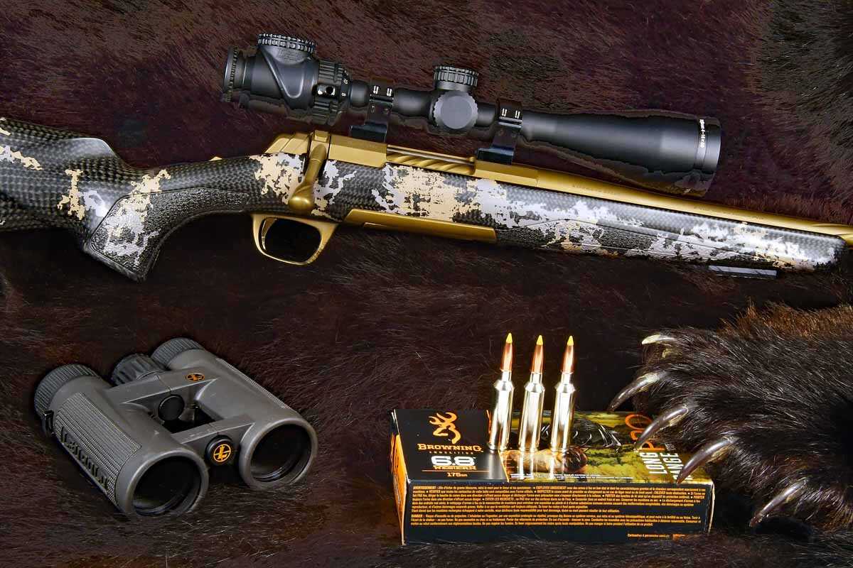 Browning X-Bolt Mountain Pro lightweight rifle in 6.8 Western, best lightweight hunting rifle overall 2026