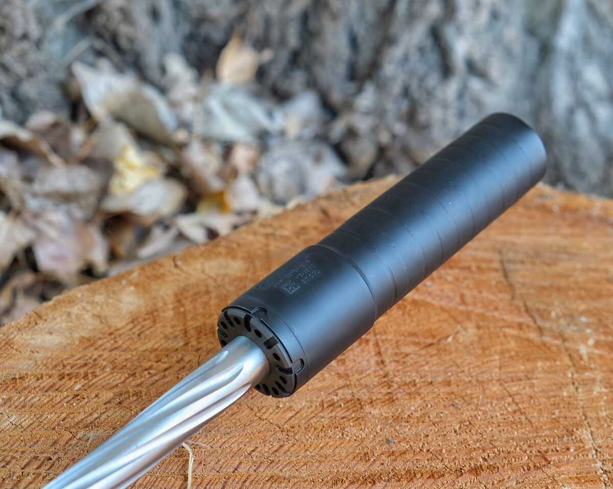 SilencerCo Harvester Evo on a rifle, best value hunting suppressor 2026