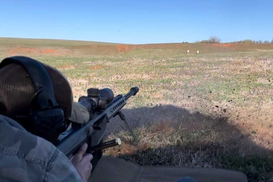 Shooting 100 yard groups with the Barrett M107A1