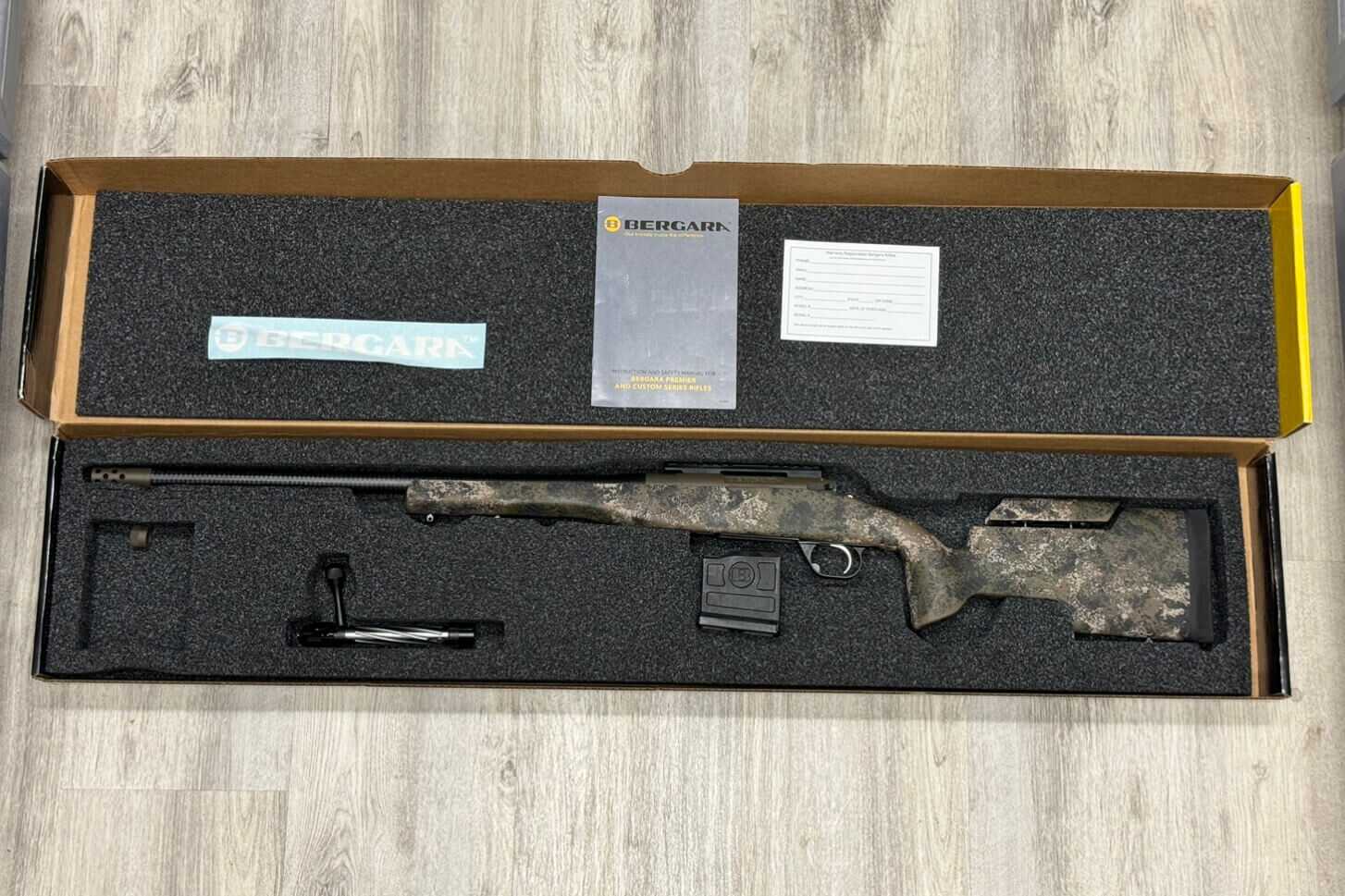 Bergara Premier Divide carbon barrel bolt action rifle, best used Premier hunting rifle 2026