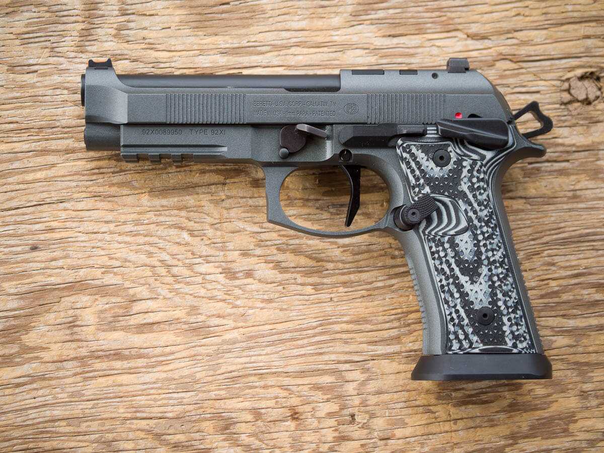 Beretta 92XI Squalo single action 9mm race pistol with G10 grips