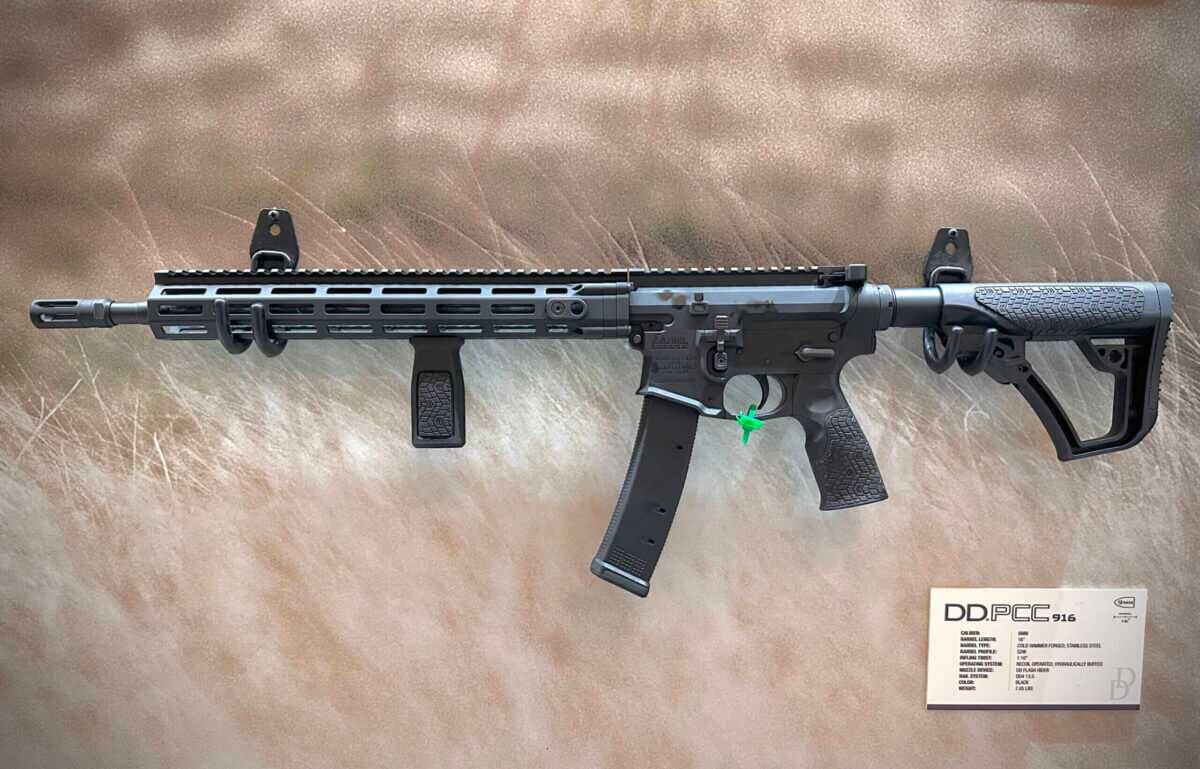 Daniel Defense PCC 9mm carbine on display at SHOT Show 2024, best 9mm carbine for AR shooters 2026